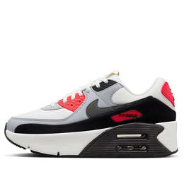Кроссовки air max 90 двухслойные Nike, белый fd4328-101 | summit white/black/wolf grey/smoke grey