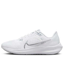 Кроссовки air zoom pegasus 40 Nike, белый dv3854-101 | white/metallic silver