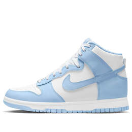 Кроссовки данк высокие Nike, белый dd1869-107 | white/aluminum/blue