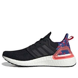 Кроссовки ультрабуст 20 Adidas, черный h04408 | black/red/blue/purple