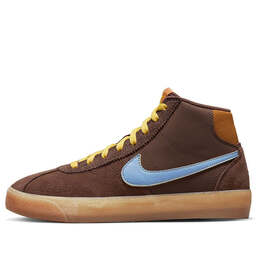 Кроссовки почему такие грустные? x bruin high sb Nike, коричневый dx4325-200 | brown/blue