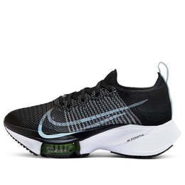 Кроссовки air zoom tempo next% flyknit Nike, черный ci9924-001 | black/glacier ice/white/barely volt