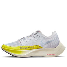 Кроссовки zoomx vaporfly next% 2 Nike, белый dm9056-100 | white/psychic blue/yellow strike/off noir/coconut milk/univ red