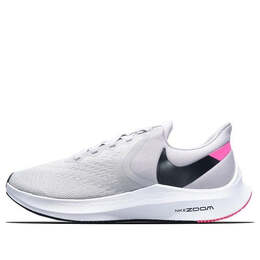 Кроссовки air zoom winflo 6 розовые Nike, серый aq7497-011 | grey/pink