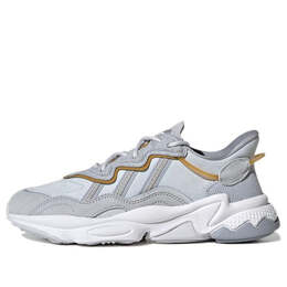 Кроссовки оригиналы ozweego shoes Adidas, серый gx8823 | grey / yellow