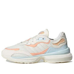 Кроссовки оригиналы zentic Adidas, белый gw4428 | off white / chalk white / glow pink