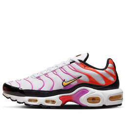 Кроссовки air max plus Nike, белый dz3671-100 | white/black/picante red/citron pulse