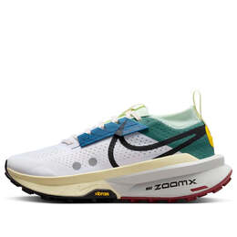 Кроссовки zoomx zegama 2 Nike, белый fd5191-101 | white/bicoastal/court blue/black