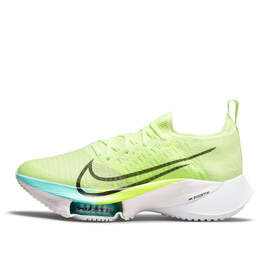 Кроссовки air zoom tempo next% flyknit Nike, зеленый ci9924-700 | green/white