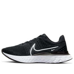 Кроссовки react infinity run flyknit 3 Nike, черный dd3024-001 | black/white
