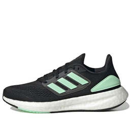 Кроссовки pureboost 22 Adidas, черный hq8578 | core black / pulse mint / cloud white