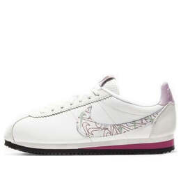 Кроссовки классические cortez se Nike, белый ci7854-100 | ummit white-noble red-black-iced lilac-pistachio frost