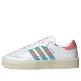 Кроссовки sambarose Adidas, белый gz2797 | white/green/pink