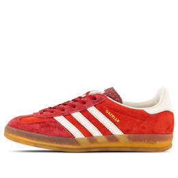 Кроссовки газель для помещений Adidas, бордовый ie1051 | active maroon/off white/gum