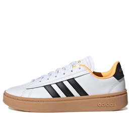 Кроссовки гранд корт альфа Adidas, белый gx8165 | cloud white / core black / flash orange