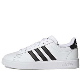 Кроссовки grand court cloudfoam lifestyle court комфортная обувь Adidas, белый gw9214 | cloud white / core black / core black