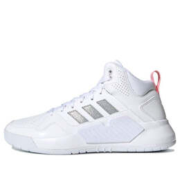 Кроссовки neo play9tis 2.0 серебристые розовые Adidas, белый fz1043 | white/silver/pink