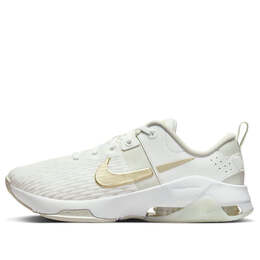 Кроссовки zoom bella 6 премиум Nike, белый fj1589-100 | summit white/sea glass/light lemon twist/metallic gold star
