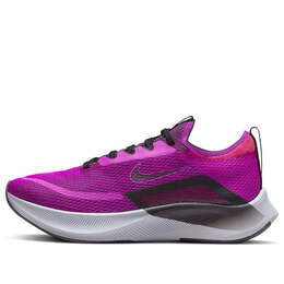 Кроссовки zoom fly 4 Nike, фиолетовый ct2401-501 | hyper violet/black/flash crimson