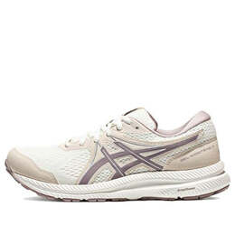 Кроссовки гель contend 7 беговые кроссовки Asics, белый 1012b540-101 | white/purple/beige