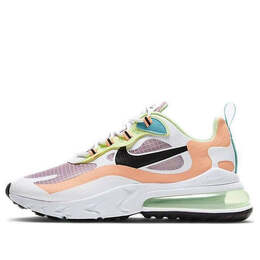 Кроссовки air max 270 react se Nike, розовый cj0620-600 | light arctic pink/black/orange pulse/white/vapor green/oracle aqua