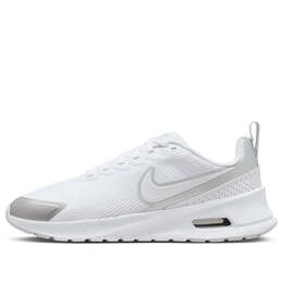 Кроссовки air max nuaxis Nike, белый hf1233-101 | white/pure platinum/metallic silver/white