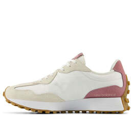Кроссовки 327 обувь New Balance, белый ws327fsr | white/pink/beige