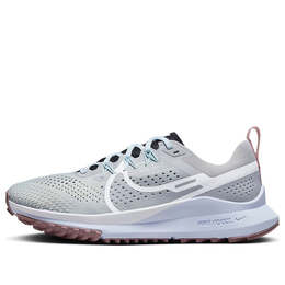 Кроссовки react pegasus trail 4 Nike, серый dj6159-005 | light smoke grey/black/glacier blue/white