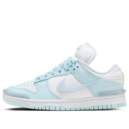 Кроссовки данк низкий поворот Nike, белый dz2794-103 | white/glacier blue/football grey