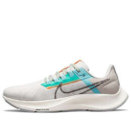 Кроссовки air zoom pegasus 38 mfs Nike, белый dc4566-100 | white/multi-color/light /pinkblue/light green/orange