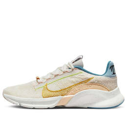 Кроссовки superrep go 3 flyknit next nature Nike, белый dv1743-171 | white/gold