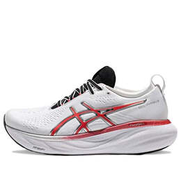 Кроссовки гель нимбус 25 Asics, белый 1012b563-100 | white/classic red