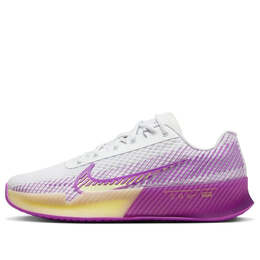 Кроссовки Court Air Zoom Vapor 11 HC Nike, белый dr6965-101 | white/fuchsia dream/black/citron tint