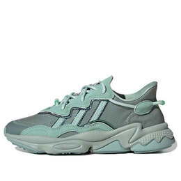 Кроссовки оригиналы ozweego Adidas, серый gw3319 | grey/green