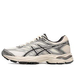 Кроссовки гель флюс 4 беговые кроссовки Asics, белый 1012b730-020 | cream white/grey/black