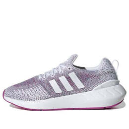 Кроссовки оригинальные swift run 22 shoes Adidas, серый gv7980 | grey / fuchsia / cloud white