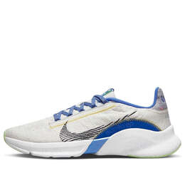 Кроссовки superrep go 3 flyknit next nature Nike, белый dh3393-102 | white/blue