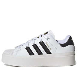 Кроссовки суперзвезда Bonega обувь Adidas, белый gx1840 | cloud white / core black / gold metallic