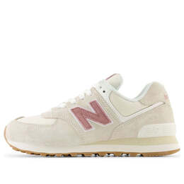 Кроссовки 574 New Balance, розовый wl574qc2 | beige pink