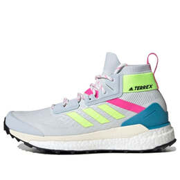 Кроссовки terrex free hiker primeblue Adidas, синий fy7336 | blue/yellow/pink
