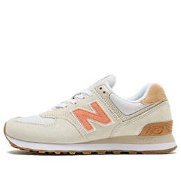 Кроссовки 574 New Balance, бежевый wl574rd2 | cream/orange