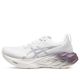 Кроссовки novablast 4 платина Asics, белый 1012b722-100 | real white/pure silver