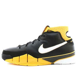 Кроссовки зум кобе 1 Nike, черный 313143-013 | black/yellow/white