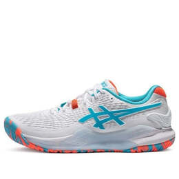 Кроссовки гель разрешение 9 Asics, белый 1042a246-100 | white