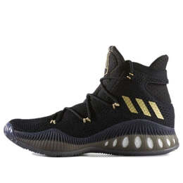 Кроссовки primeknit Adidas Crazy, черный bb8371 | black/gold metallic