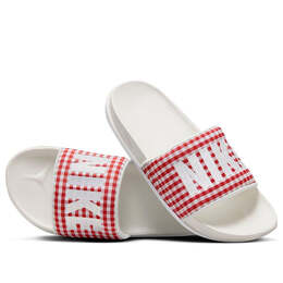 Кроссовки offcourt slide print Nike, красный fn6603-600 | mystic red/phantom/white