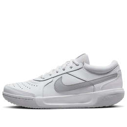 Кроссовки Court Air Zoom Lite 3 Nike, белый dv3279-102 | white/metallic silver