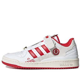 Кроссовки quiccs x forum low Adidas, белый gw3493 | white/red
