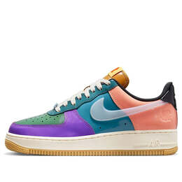 Кроссовки x unfeated air force 1 низкие Nike, синий dv5255-500 | celestine blue/sail/gum-multi-color