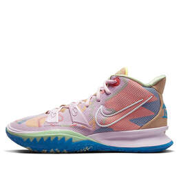 Кроссовки kyrie 7 Nike, синий cq9326-600 | blue/green/brown/pink